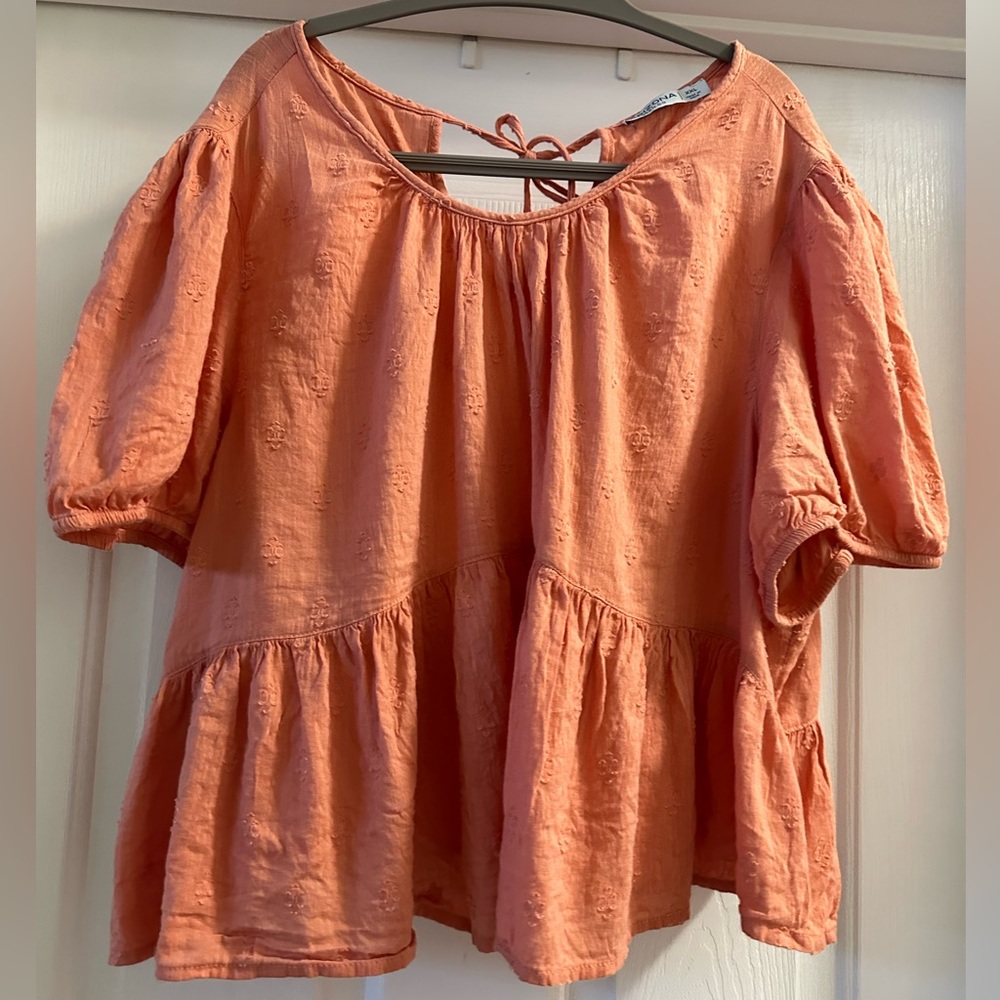 Arizona Jean Co Blouse- light orangish